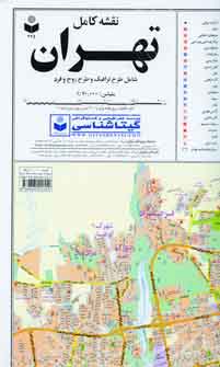 نقشه تهران 465