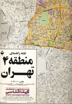 نقشه منطقه 4 تهران كد304
