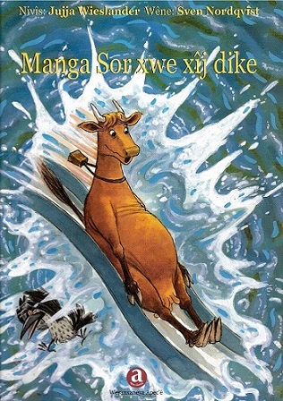 Manga sor xwe xîj dike
