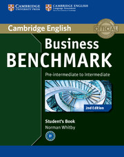 Business Benchmark Cambridge English: Student's Book (Pre-Intermediate to Intermediate)