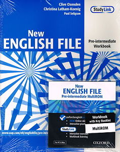 New English File ,Pre-intermediate Workbook +CD +Key Booklet