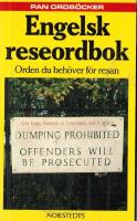 Engelsk reseordbok , engelsk-svensk svensk-engelsk , PAN ordböcker