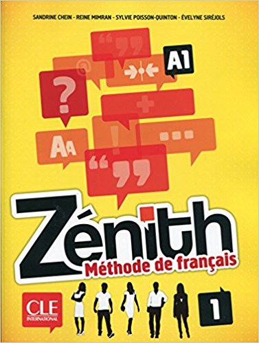 Zenith 1, A1, Methode de francais + CD + corriges et transcriptions