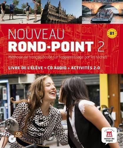 Nouveau Round-Point 2 , B1 , Livre de l'élève +CD-Audio + Activités 2.0