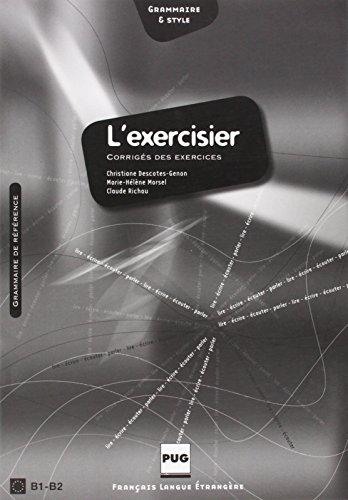 L'exercisier , Corrigés des exercices