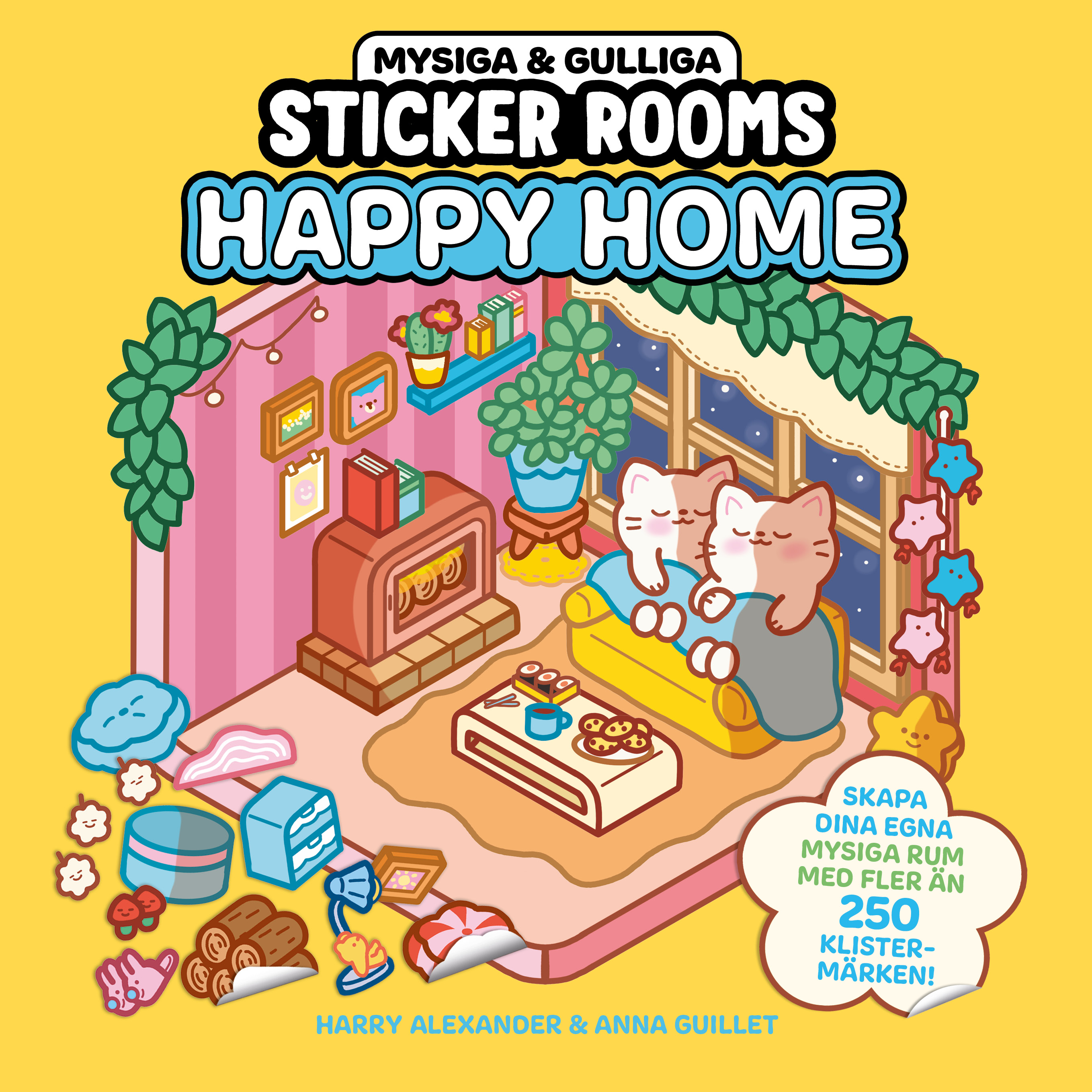 Happy Home : med cozy klistermärken