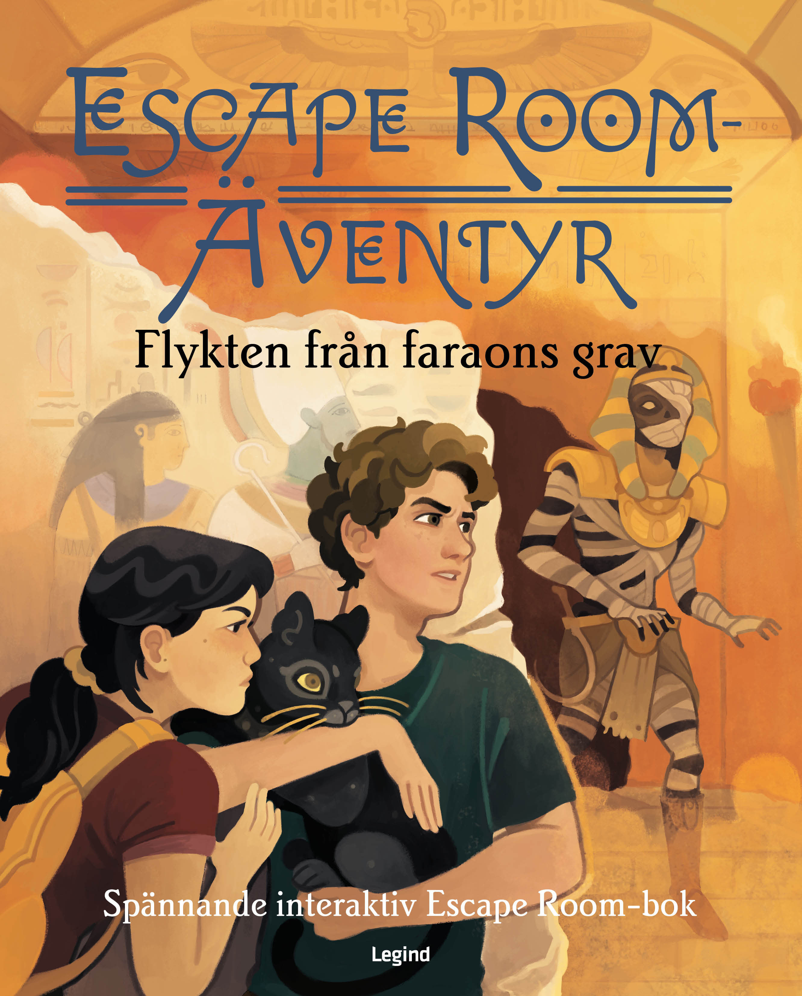 Flykten från Faraons grav : spännande interaktiv Escape Room-bok