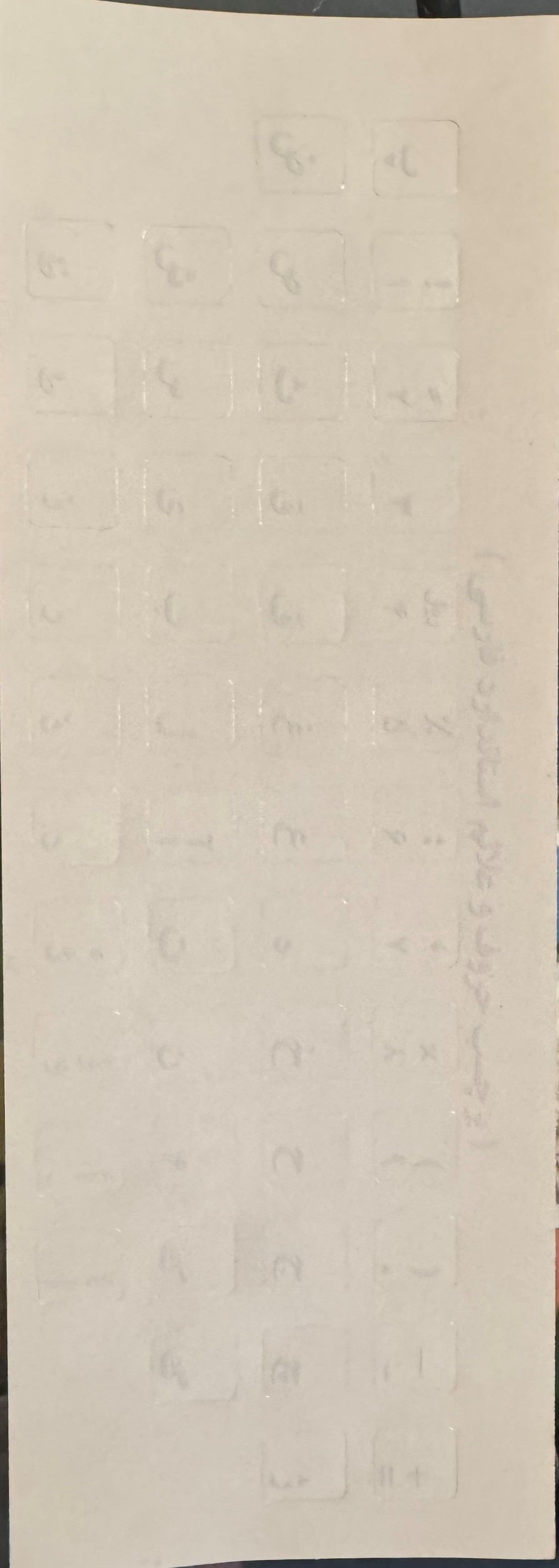 Sticky alphabet letters for keyboard