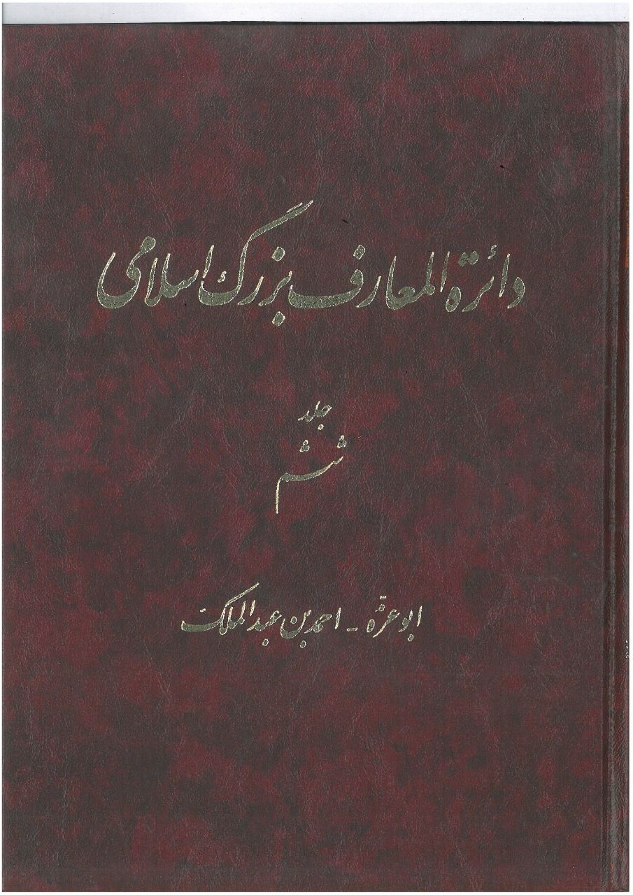 Dāʻirat al-maʻārif-i buzurg-i Islāmī (jild-i 6)