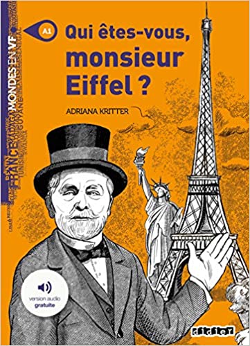 Mondes en VF – Qui êtes-vous Monsieur Eiffel ? – Niv. A1 – Livre + MP3