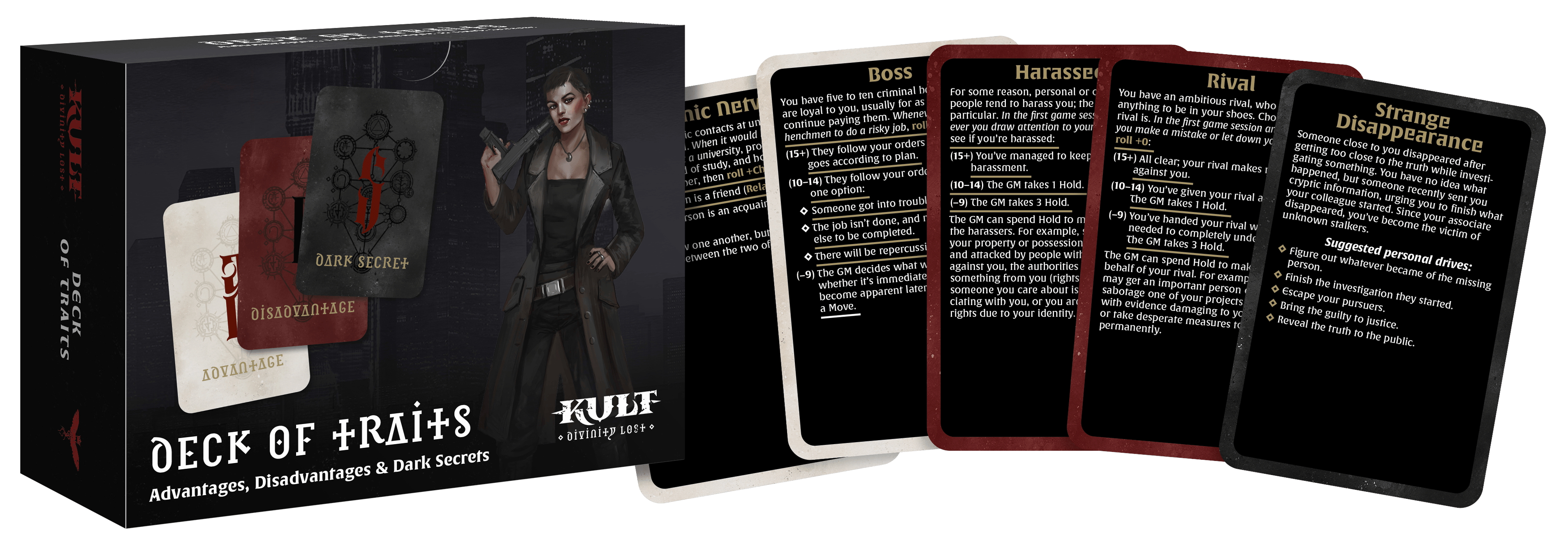 Deck of Traits for KULT: Divinity Lost