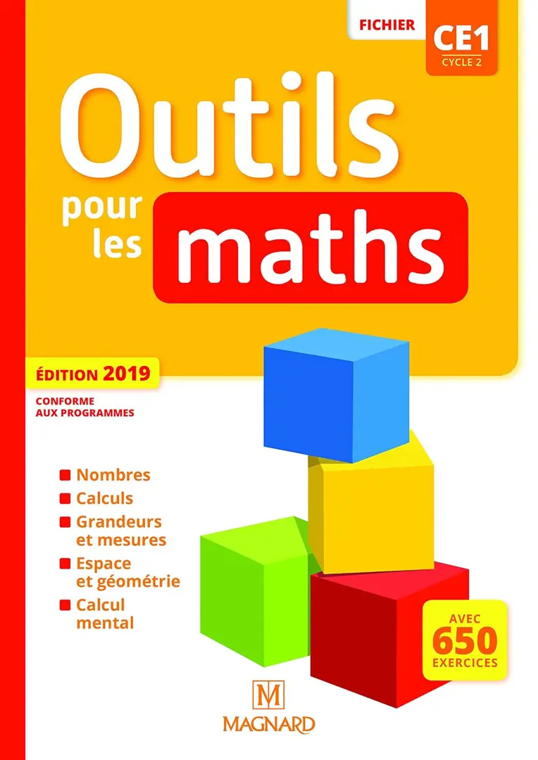 Outils pour les maths CE1 cycle 2: Fichier