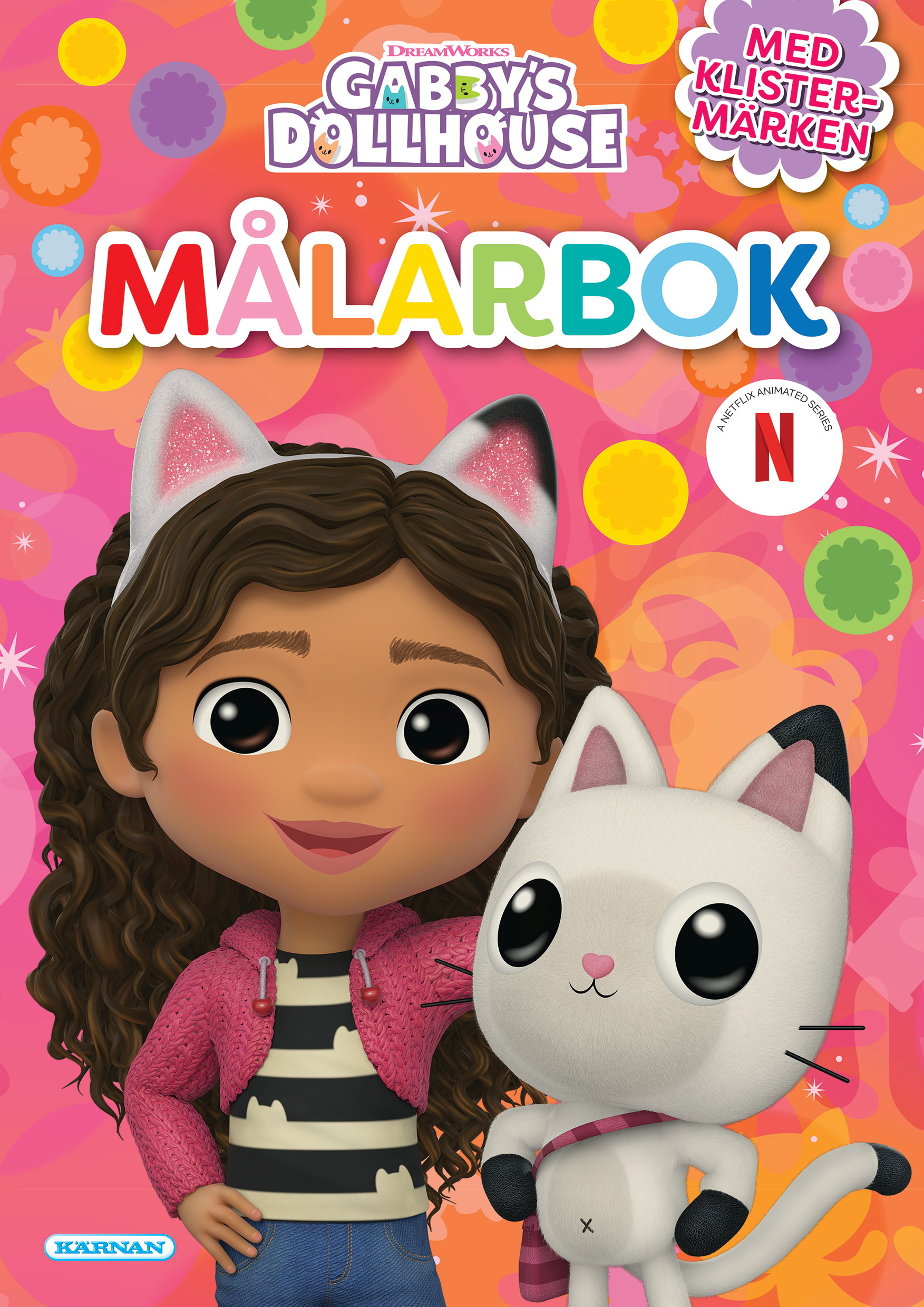 Målarbok Gabbys dockskåp