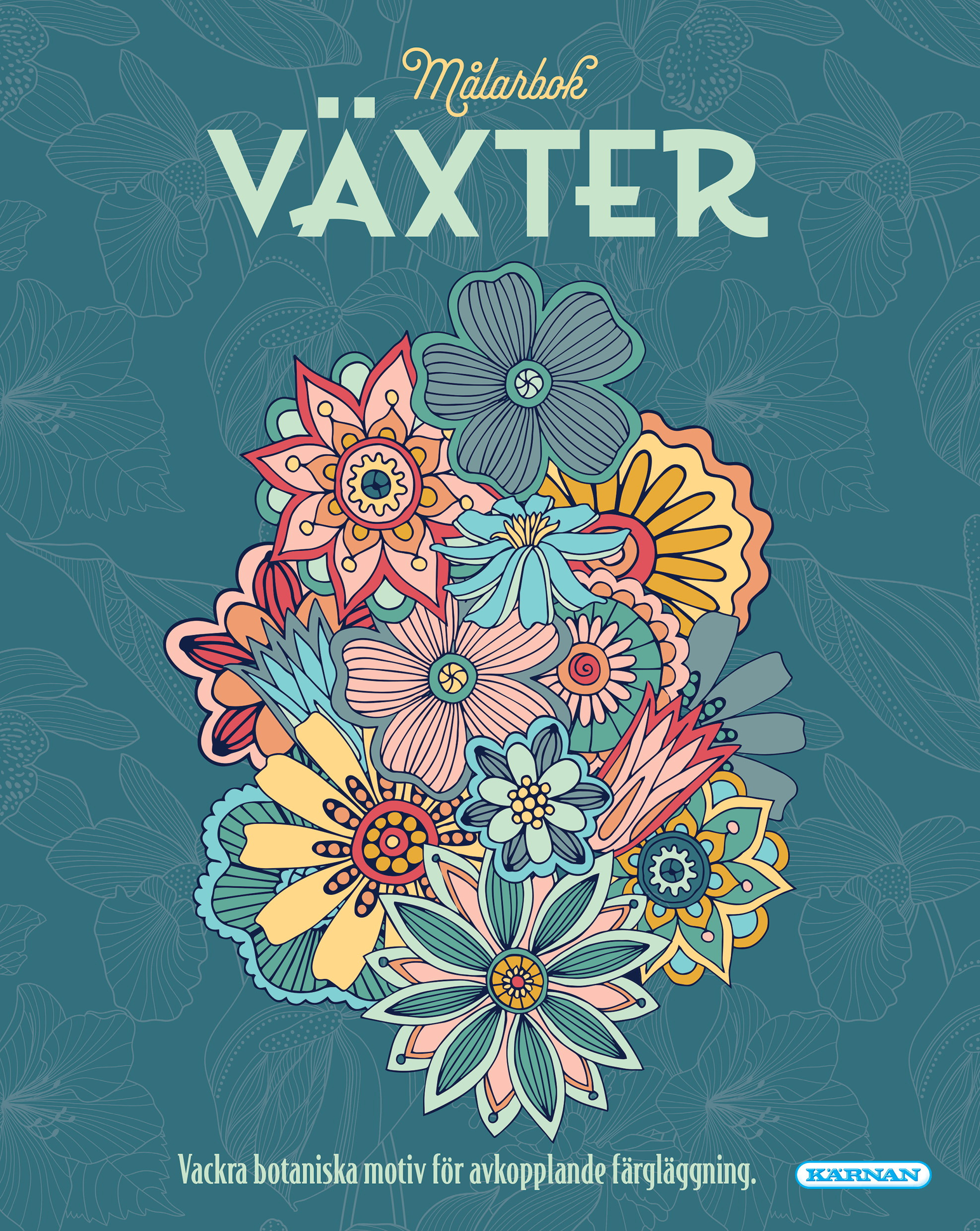 Målarbok : växter