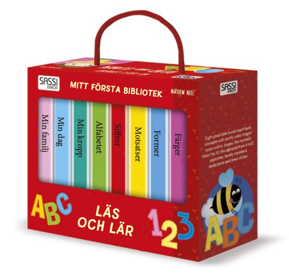 Mitt första bibliotek : med 8 böcker