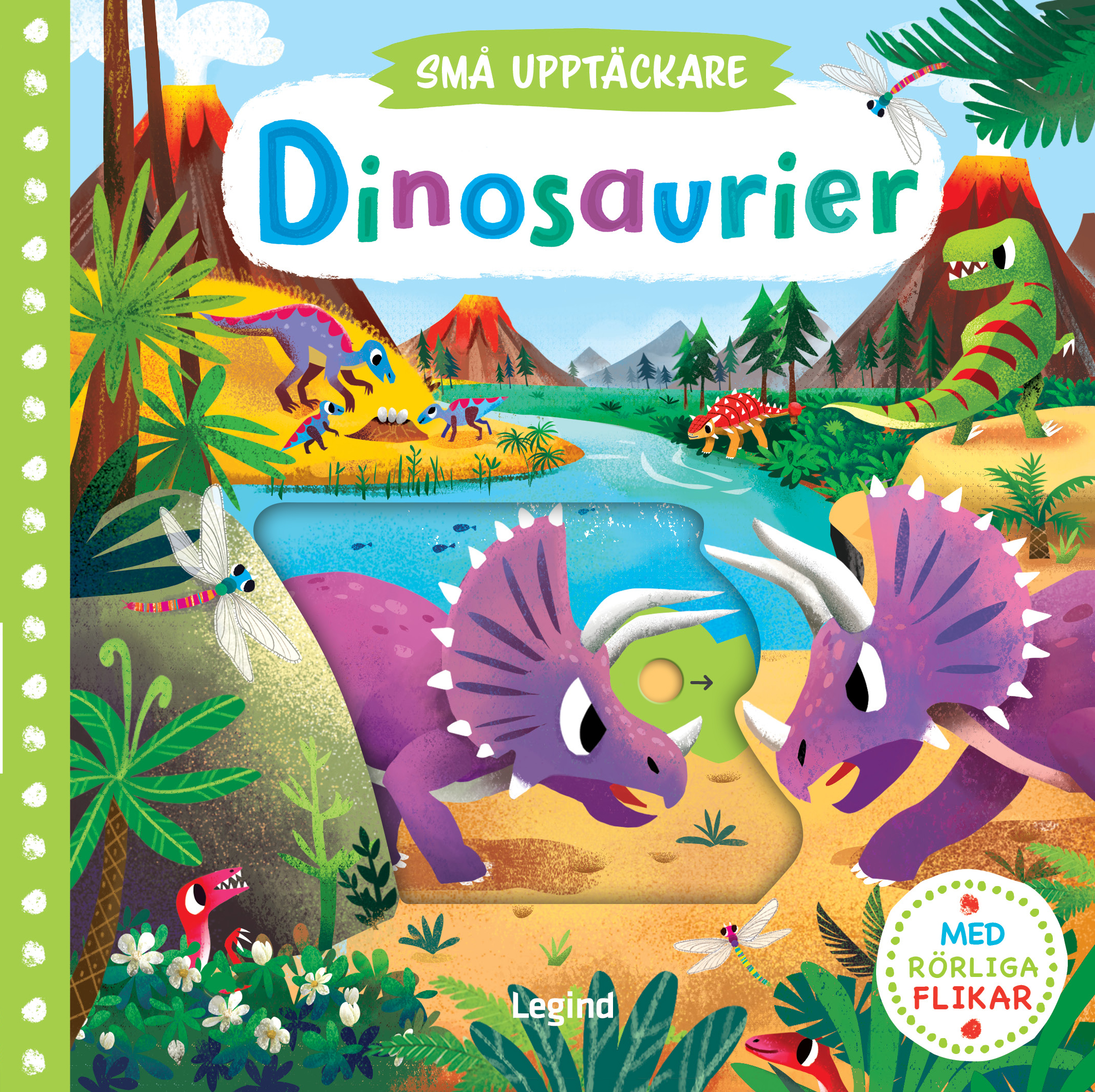 Dinosaurier - med rörliga flikar