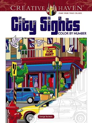 Creative haven city sights color by number