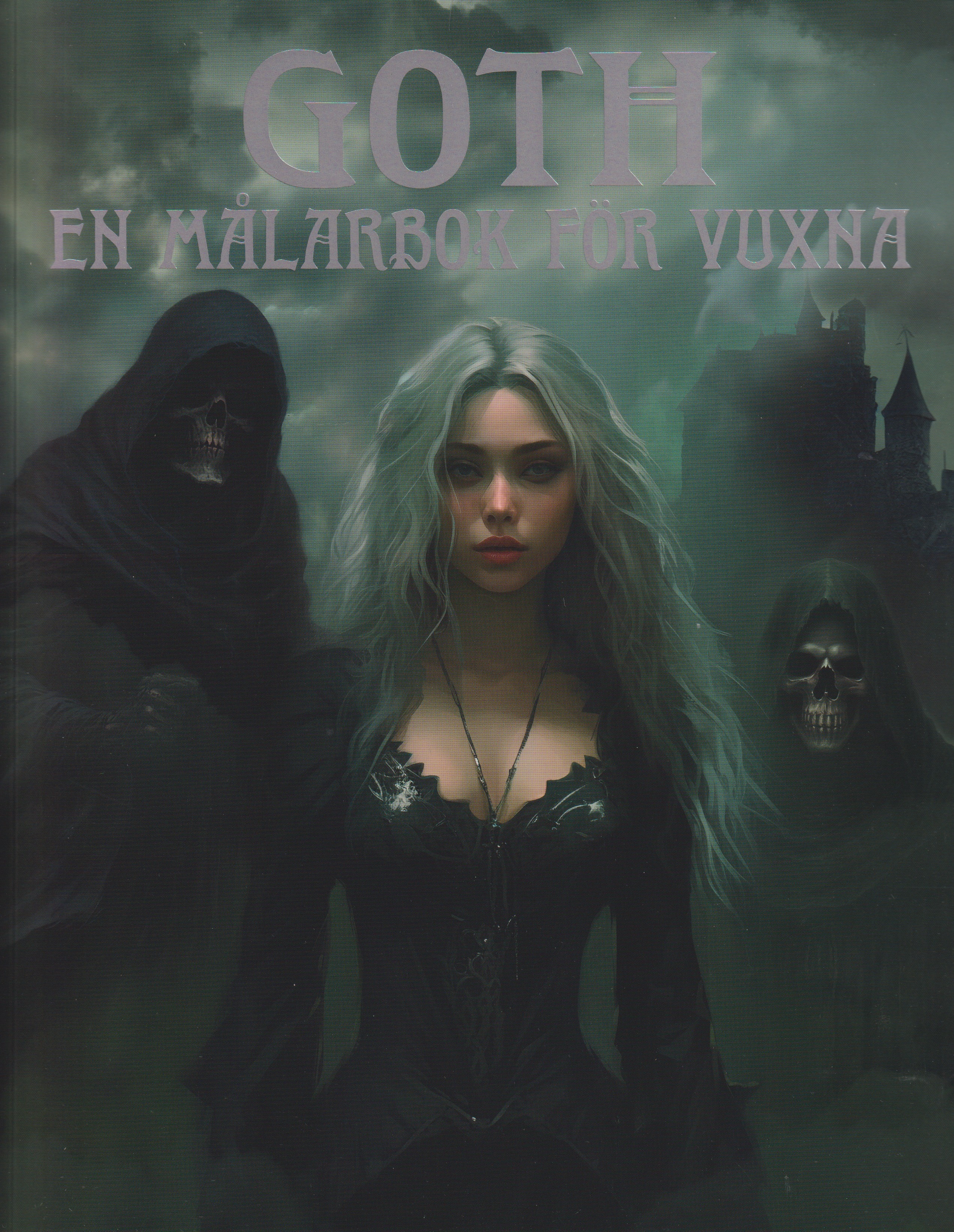 Goth : målarbok för vuxna
