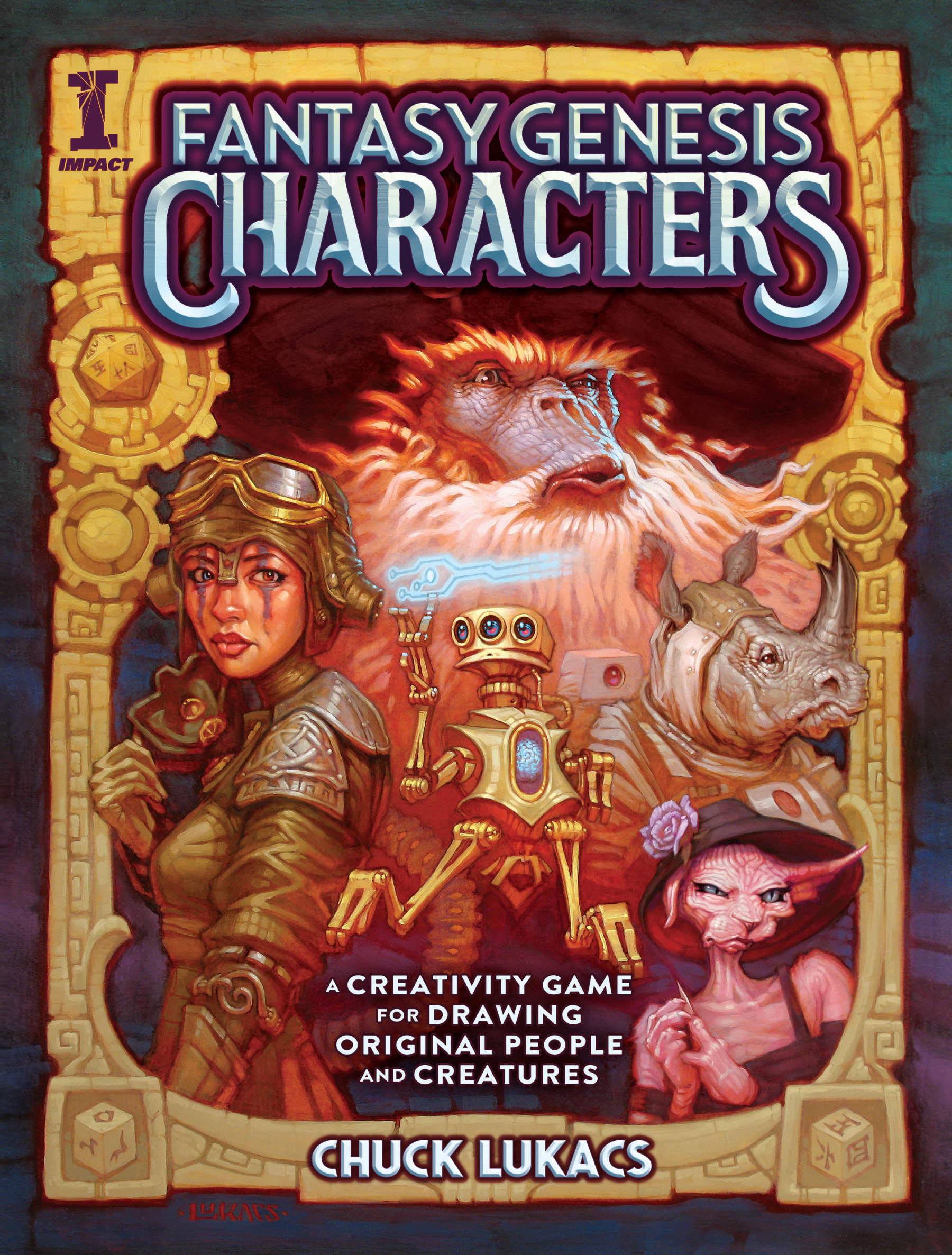 Fantasy genesis characters - a creativity game for drawing original people