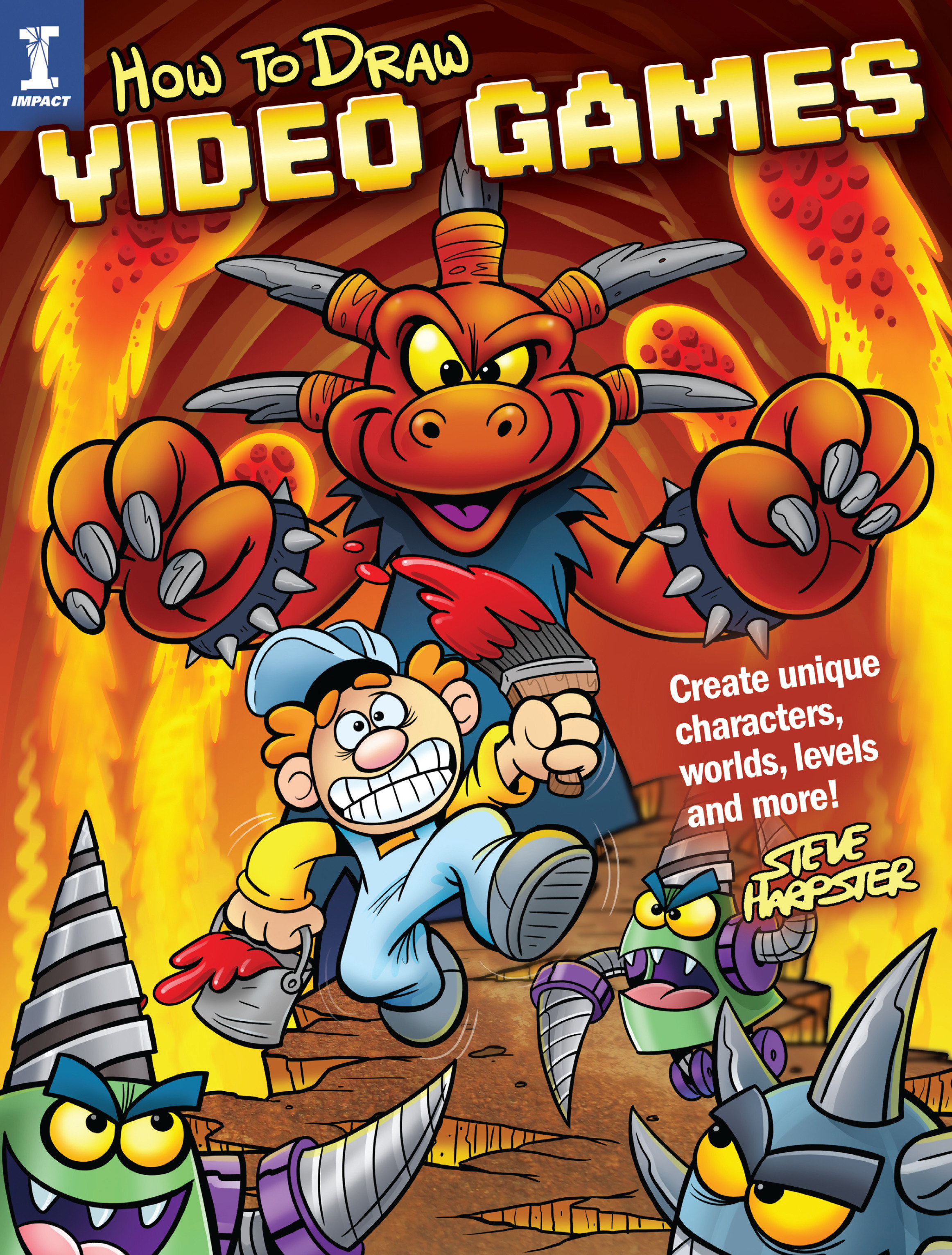 How to draw video games - create unique characters, worlds, levels and more