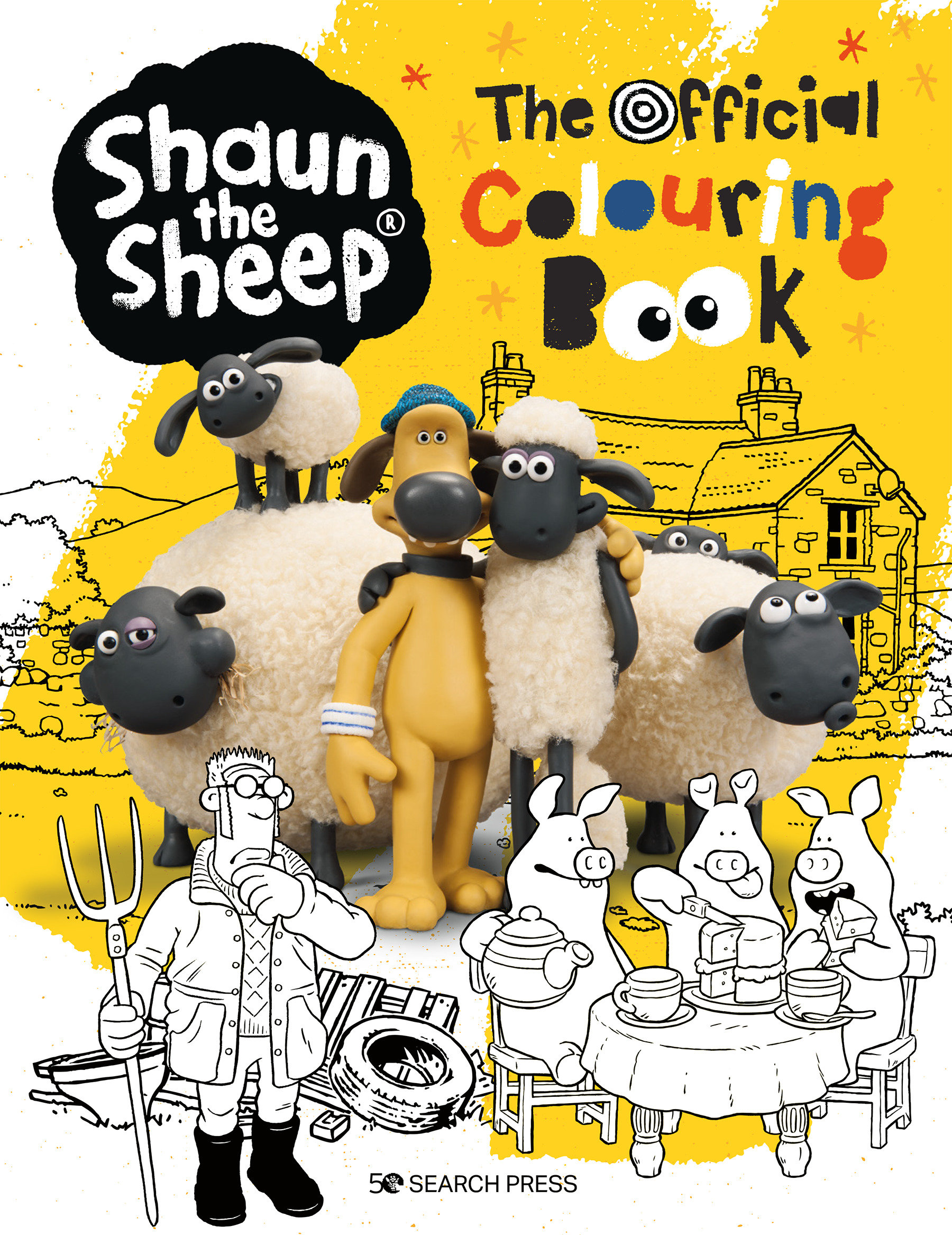 Shaun The Sheep: The Official Colouring Book