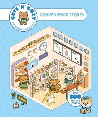 Cute 'n' Cozy Sticker Therapy: Convenience Stores
