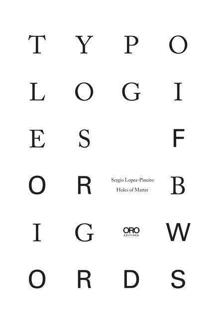 Typologies For Big Words
