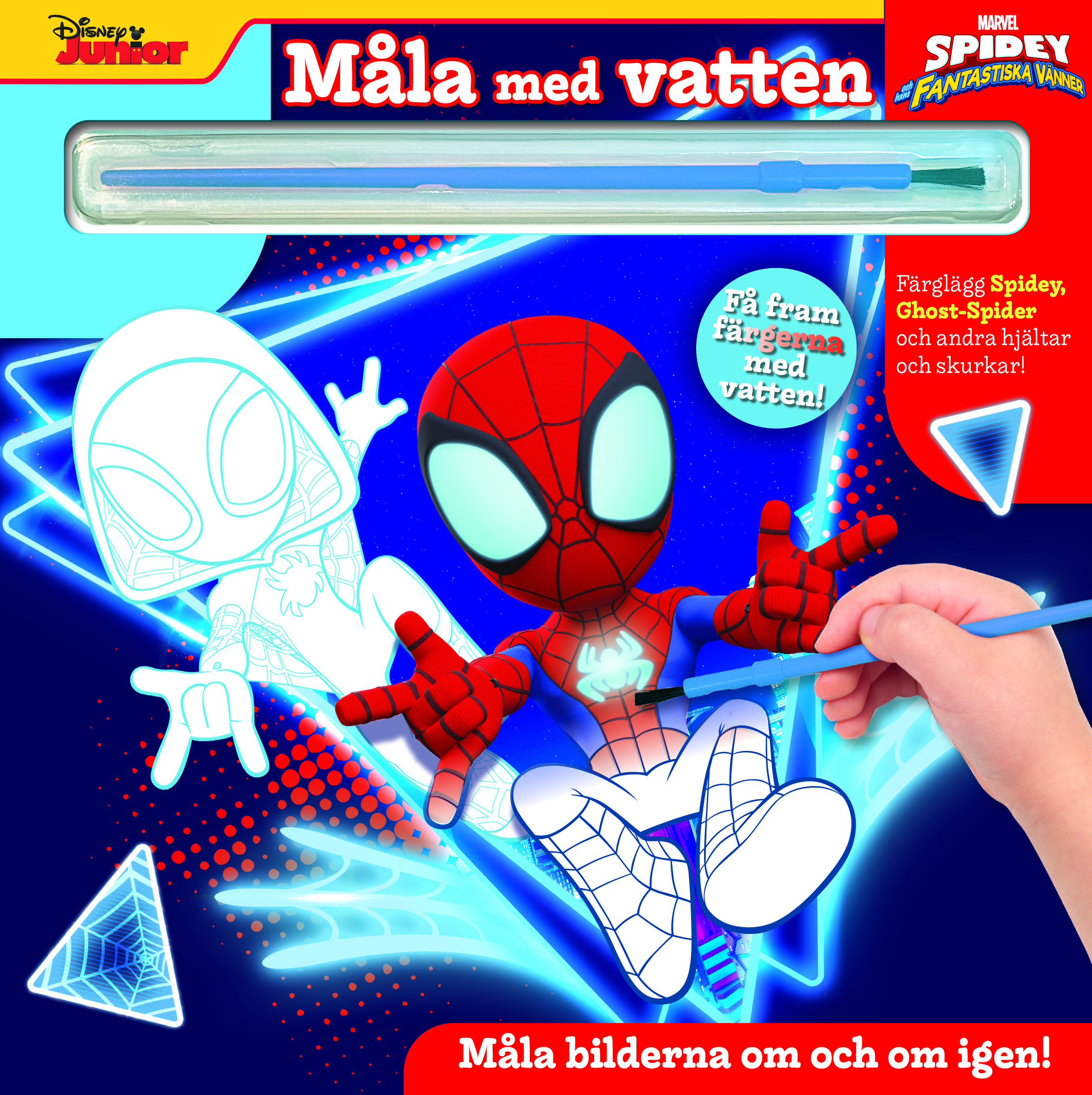 Måla med vatten. Spidey