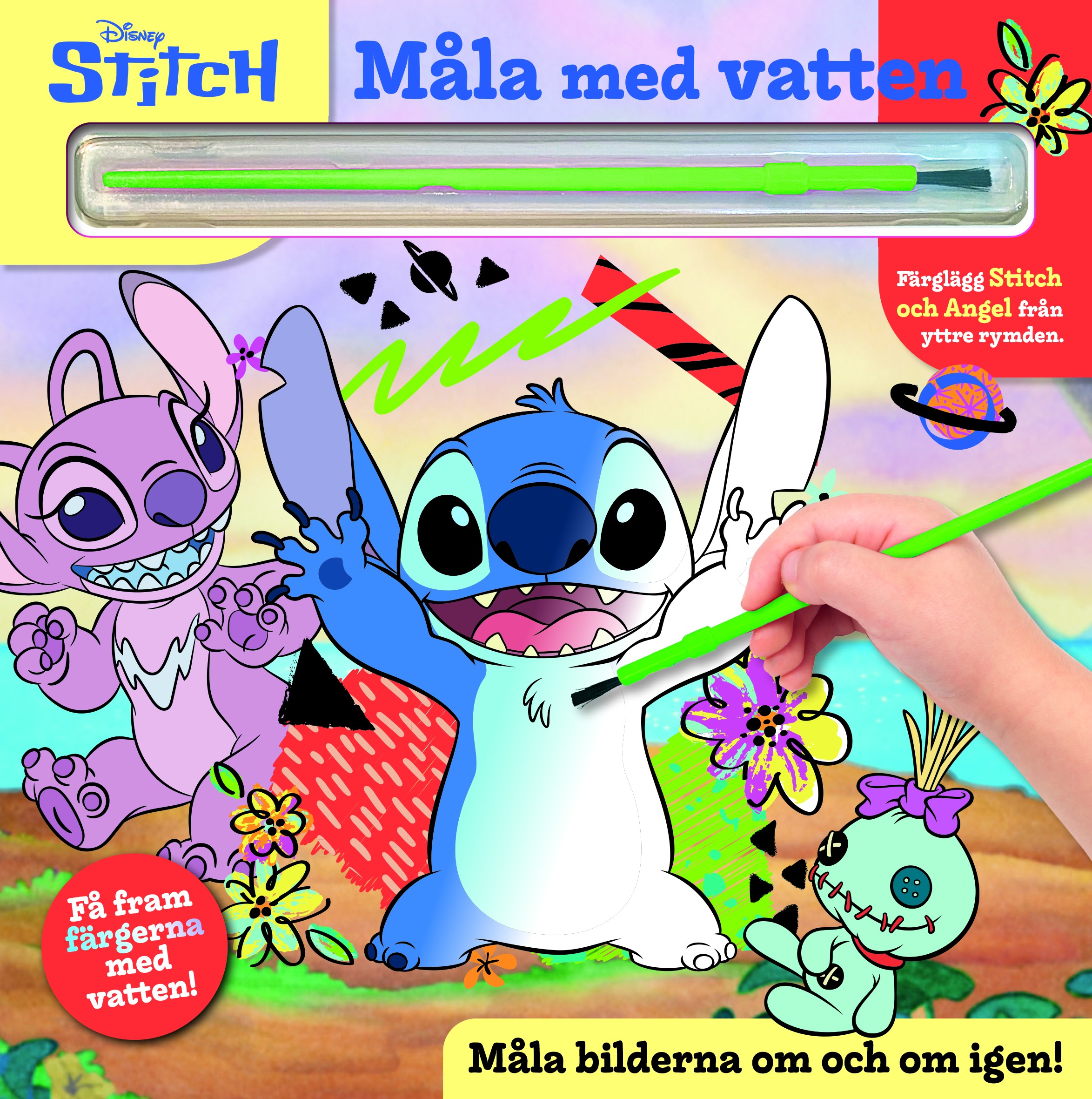 Måla med vatten. Disney Stitch