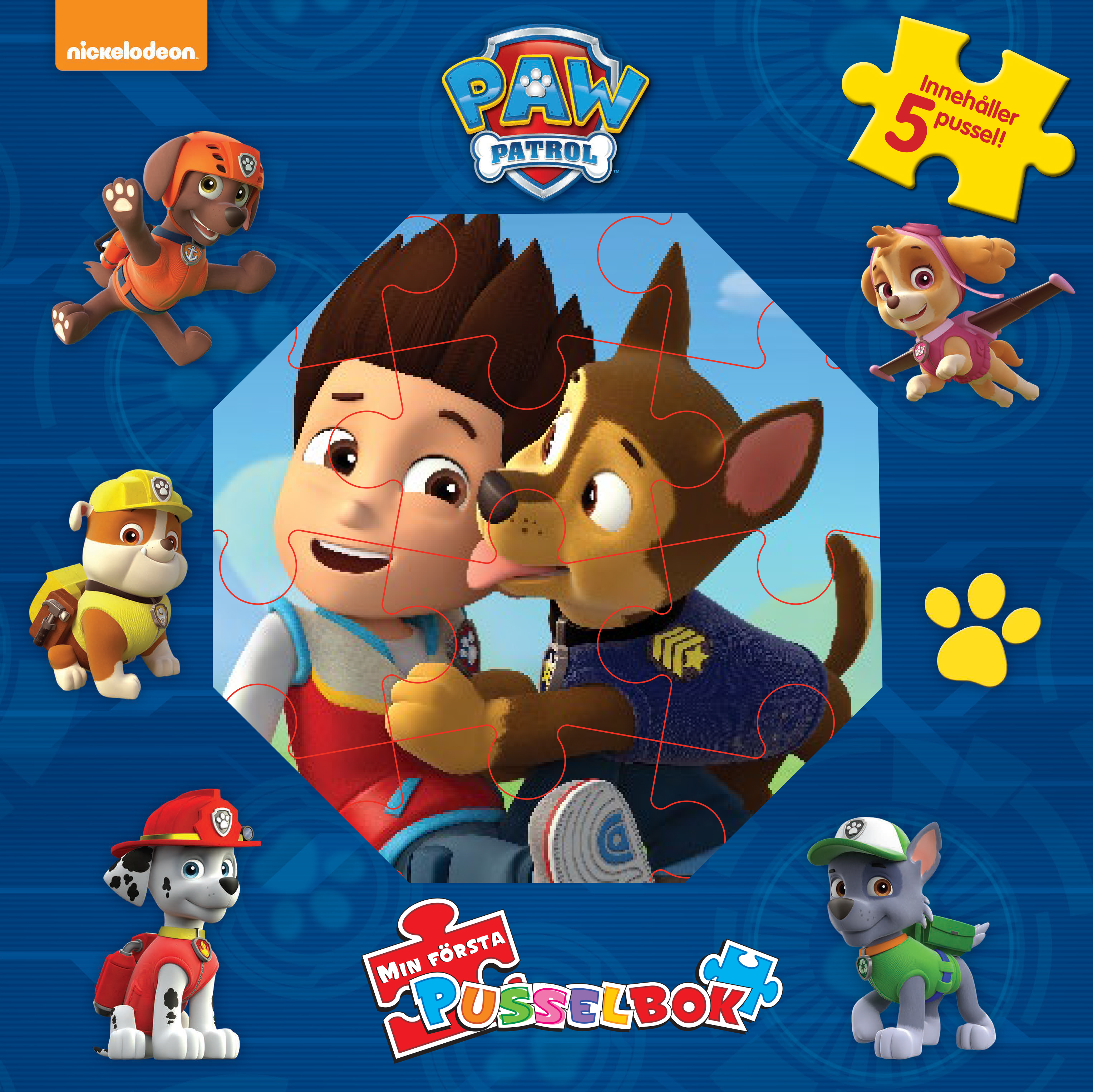 Paw Patrol. Min första pusselbok