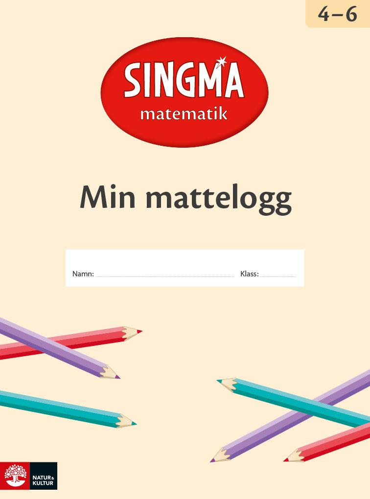 Singma matematik åk 4-6 Min mattelogg  (10-pack)
